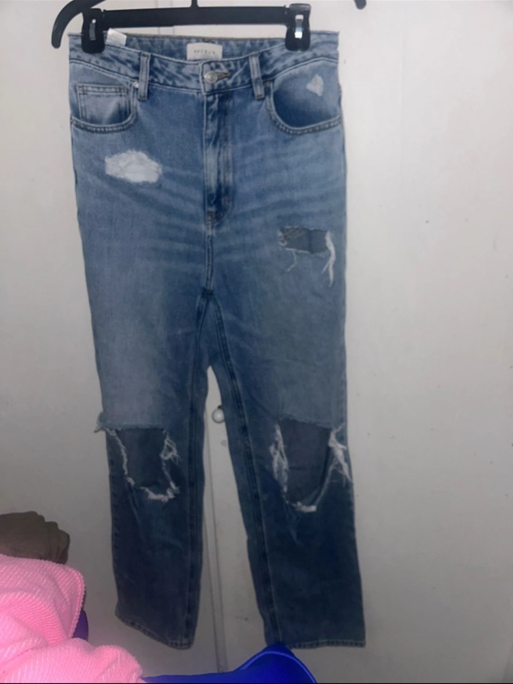PacSun Light Blue Ripped Boyfriend Jeans